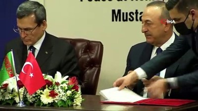 telefon gorusmesi -  Bakan Çavuşoğlu: “Türkmen gazının ve petrolünün Türkiye’ye gelmesi, Türkiye üzerinden de Avrupa piyasalarına ulaşması konusunda Türkiye olarak üzerimize düşeni yapmaya hazırız” Videosu
