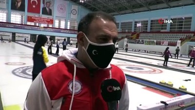 dera - Curling Süper Lig müsabakaları 95 sporcunun katılımıyla Erzurum’da başladı Videosu