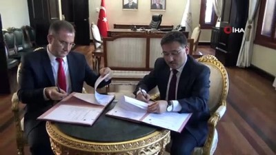 imza toreni -  İzmir Yüksek Teknoloji Enstitüsü ile Afyonkarahisar Valiliği arasında protokol imzalandı Videosu