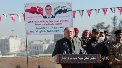 emniyet teskilati - Suriyeliler, Şehit Jandarma Astsubay Kıdemli Başçavuş Süleyman Demirel'in adını Bab'da yaşatacak Videosu
