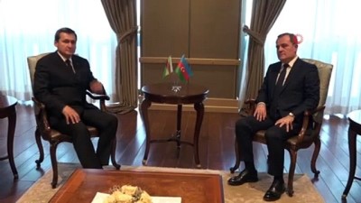  Türkiye-Azerbaycan-Türkmenistan Üçlü Dışişleri Bakanları ortak basın toplantısı