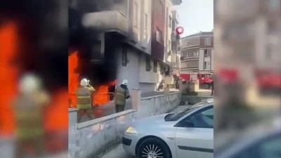 yukselen -  İzmir'de korkutan yangın Videosu