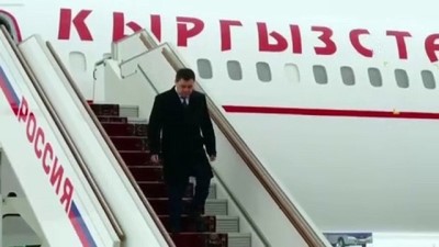 MOSKOVA - Kırgızistan Cumhurbaşkanı Caparov Rusya'da