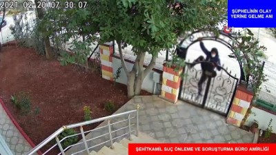  Gaziantep'te bisiklet hırsızlığı kameraya yansıdı