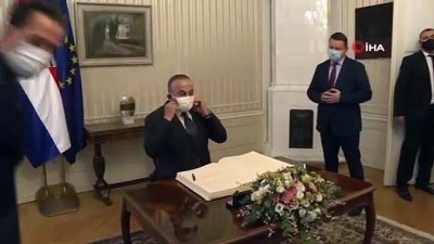  - Bakan Çavuşoğlu, Hırvatistan Başbakanı Plenkoviç ile görüştü