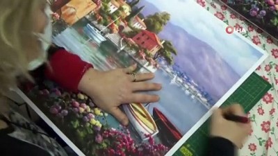 bulduk -  Ev hanımları hünerlerini 3 boyutlu hale getirip kazanıyor Videosu