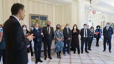  - Hocalı Katliamı'nda hayatını kaybedenler için Azerbaycan'ın Paris Büyükelçiliği'nde anma töreni düzenlendi