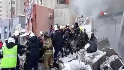 dogalgaz patlamasi -  - Rusya'daki patlamada 1 kişi daha enkaz altından çıkarıldı Videosu