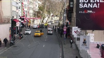  Beşiktaş’ta dehşet anları: vicdansız sürücü gence çarpıp böyle kaçtı