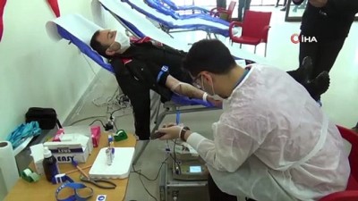 kan bagisi -  Emniyet Müdürlüğü'nde kan bağışı kampanyası Videosu