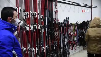 Isparta’da 350 öğrenci ücretsiz kayak öğreniyor