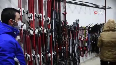 sparta - Isparta’da 350 öğrenci ücretsiz kayak öğreniyor Videosu