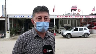  Sanayideki ‘uçan araba’ görenleri şaşırtıyor