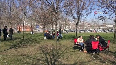 gunesli hava -  Bahar havası sahillerde korona virüs önlemlerini unutturdu Videosu