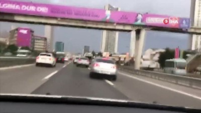 trafik teroru -  İstanbul trafiğinde 'makas' terörü kamerada Videosu