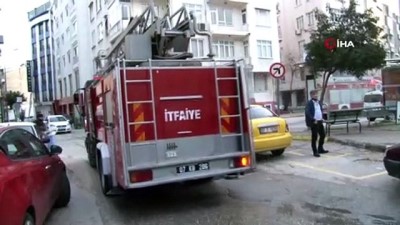 uttu -  Metruk binada yangın Videosu