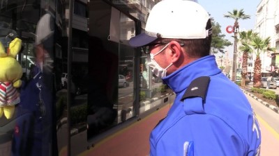 hijyen denetimi -  Toplu taşıma araçlarında korona virüs denetimi devam ediyor Videosu