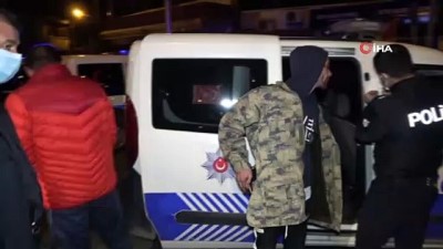 dur ihtari -  Sokağa çıkma kısıtlamasından ceza yememek için kaçtılar, 12 kilometre sonra yakalandılar Videosu