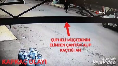 kapkac -  7 bin TL 'lik vurgun yapan kapkaçcı 35 gün sonra yakalandı Videosu