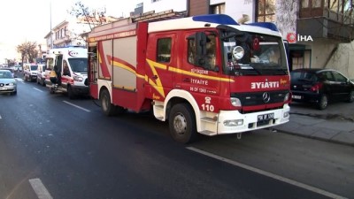 market -  Başkent’te korkutan yangın Videosu