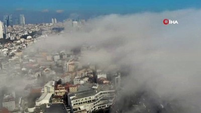  İstanbul’da sis manzaraları