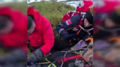 sekte -  Jandarma nefes kesen kurtarma operasyonunun görüntülerini paylaştı Videosu