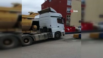  Arnavutköy’de hafriyat kamyonlarına denetim... 38 araca 43 bin 39 TL ceza kesildi