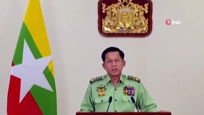 genel secimler -  - Myanmar'da darbe yapan Hlaing: “Seçim komisyonu adil bir kampanya yürütmedi” Videosu