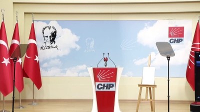 ANKARA - CHP Sözcüsü Öztrak, MYK toplantısına ilişkin açıklama yaptı (1)