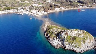 uzunlu -  Sular çekildi tarihi kral yolu ortaya çıktı Videosu