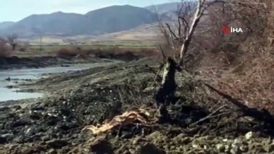 kar yagisi -  'Amasya’nın gerdanlığı' Yeşilırmak’ın yüzeyinde kirlilik oluştu Videosu