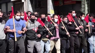 ATİNA - Yunanistan'da 'kampüs polisi' protestosu
