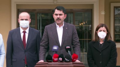 EDİRNE - Bakan Kurum, Edirne Valiliğini ziyaretinin ardından açıklamalarda bulundu (1)