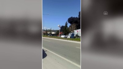 MUĞLA - Plastik fabrikasının bahçesinde çıkan yangın söndürüldü