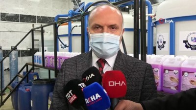 meslek lisesi -  Bitlis’teki meslek lisesinden 1 milyon 700 bin lira dezenfektan cirosu Videosu