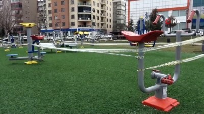 hassasiyet -  Park ve bahçeler şeritlerle kapatıldı, polisler aralıksız devriyede Videosu