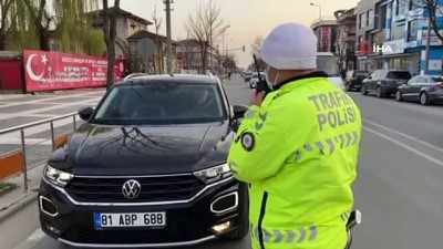 trafik denetimi -  1 saatlik uygulamada 13 bin lira ceza Videosu