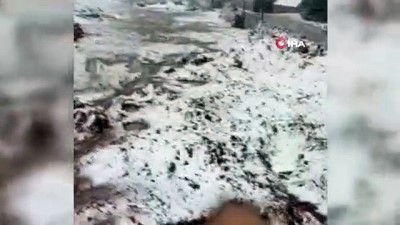 yagan -  Silvan'da mart ortasında kar yağdı Videosu