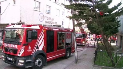 cep telefonu -  Bağcılar’da çatı yangını paniği Videosu