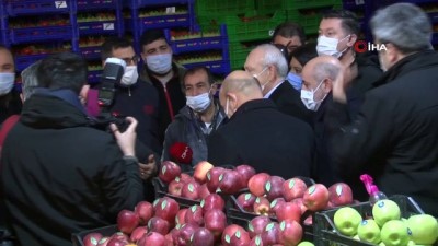 sebze hali -  Kılıçdaroğlu hal esnafı ile bir araya geldi Videosu