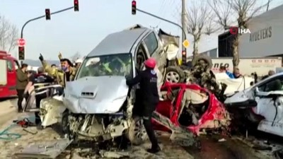 hafriyat kamyonu -  Bursa'daki tır faciasının saniyeler öncesine ait yeni görüntüler ortaya çıktı Videosu