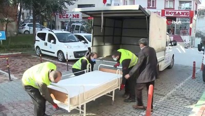 talak -  - Yıldırım Belediyesi’nden 120 yaşındaki Emine Teyzeye hasta yatağı yardımı Videosu