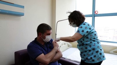  Burdur'da toplam 59 bin 120 kişi aşı oldu