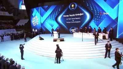  Cumhurbaşkanı Erdoğan, AK Parti Gençlik Kolları 6. Olağan Kongresinde konuştu