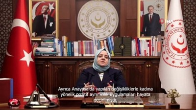 kadin milletvekili -  Bakan Selçuk BM Kadının Statüsü Komisyonu’nun 65. Oturumunun yuvarlak masa toplantısına katıldı Videosu