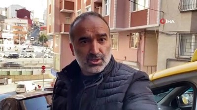 kadin surucu -  İstanbul’un göbeğinde korku dolu anlar: İşçiler ölümden kıl payı kurtuldu Videosu
