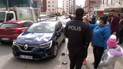   Maltepe’de berber dükkanında silahlı saldırı... Vatandaşlar arabayı baltayla parçaladı