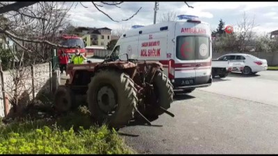  Traktör tekerinin altında kalan adam hastanede hayatını kaybetti
