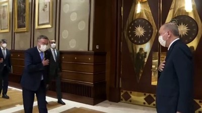 ANKARA - Cumhurbaşkanı Erdoğan, Kazakistan Başbakan Yardımcısı ve Dışişleri Bakanı Tileuberdi'yi kabul etti