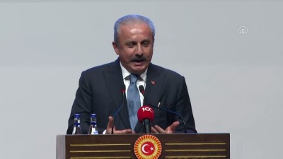ANKARA - TBMM Başkanı Şentop, ”Katılımcılık ve Çoğulculuk Ekseninde Türkiye'nin Cumhurbaşkanlığı Sistemi Konulu Çarşamba Konferanslarına katıldı (6)